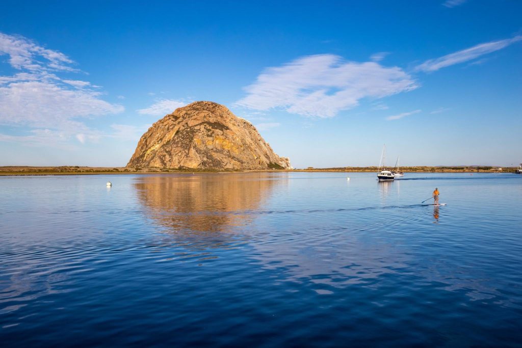 California: Big Sur, Highway 1. Morro Rock - Morro Bay